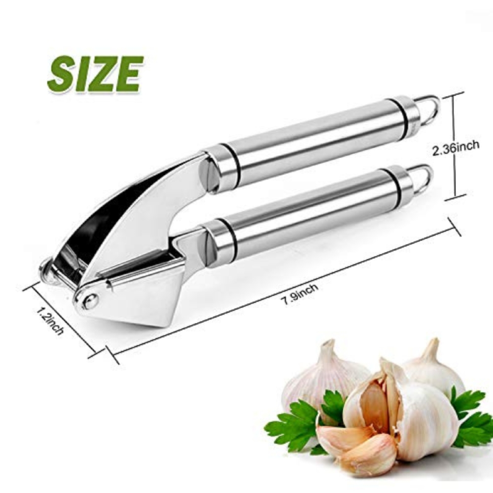  Presa manuala pentru usturoi, material inox, 20 x 6 x 3 cm - Engros