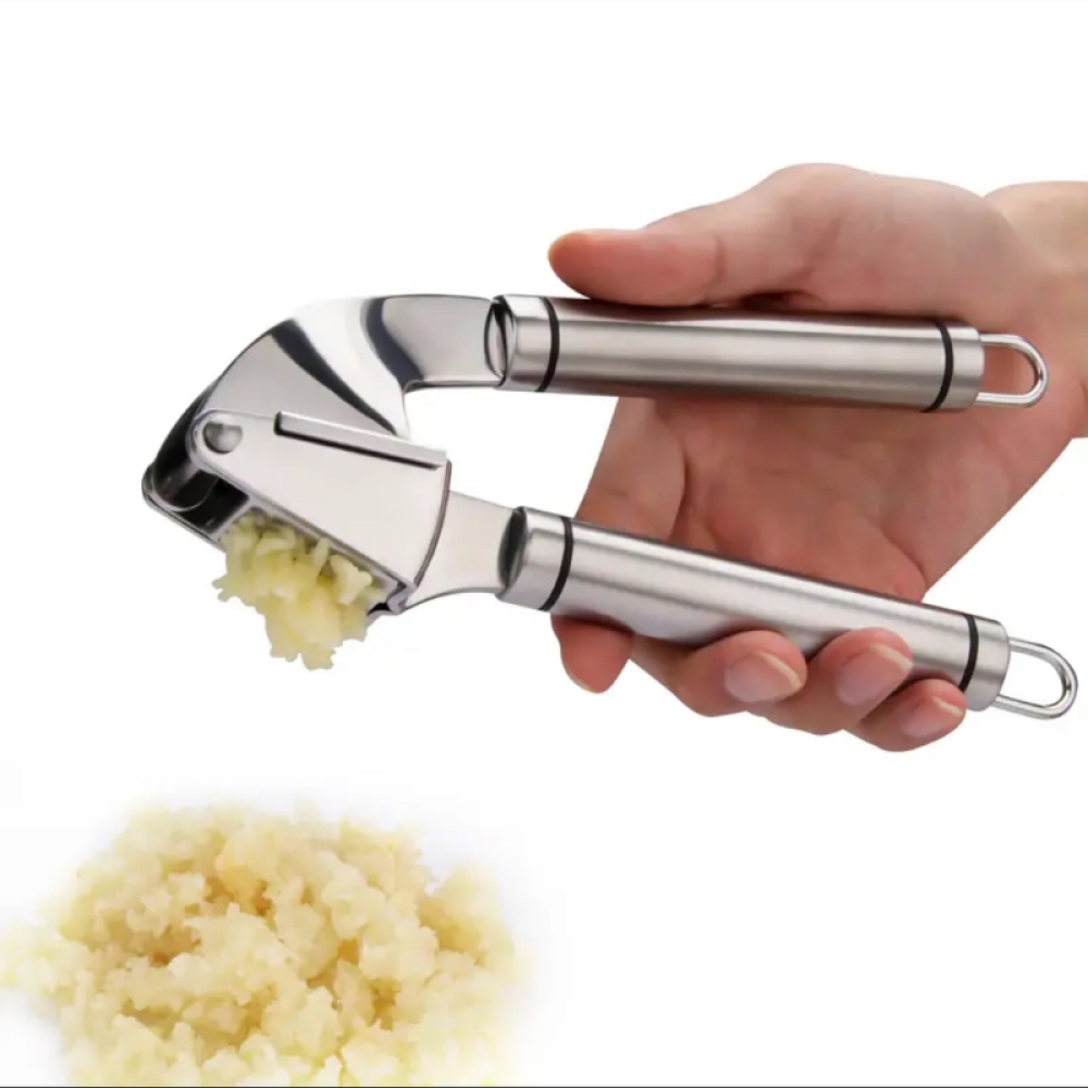  Presa manuala pentru usturoi, material inox, 20 x 6 x 3 cm - Engros