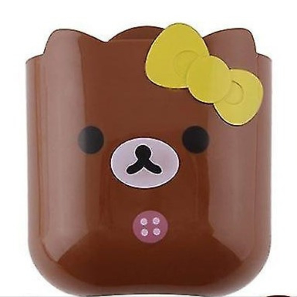  Suport periute de dinti  de copii cu ventuze de perete 12 x12 cm - Engros