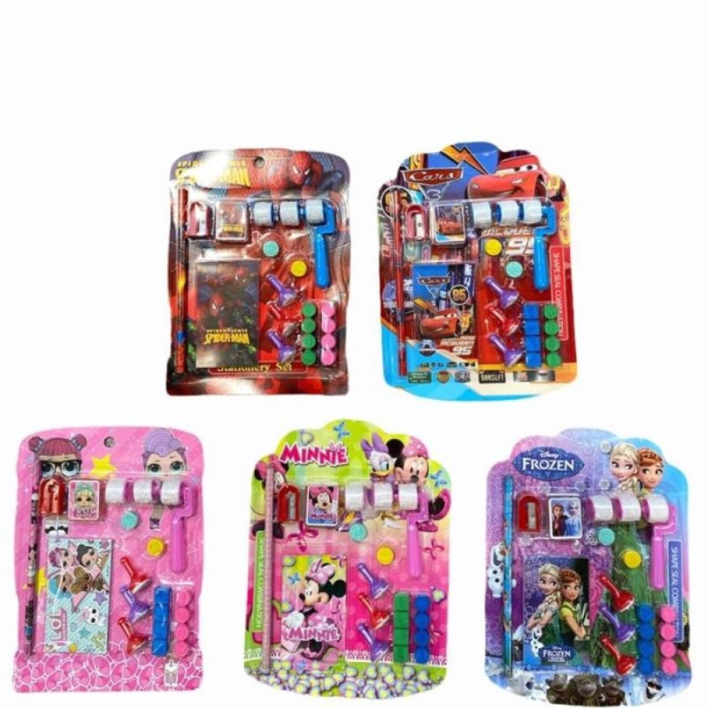  Set jucarii ,Set stampile cu carnețel și creion și ascuțitoare Engros