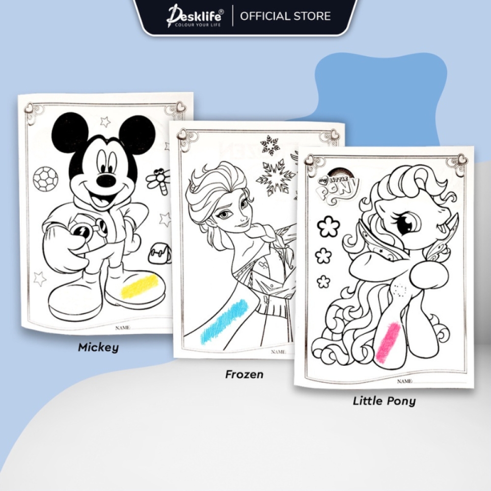  Caiet de desenat, cu 2 Stickere 26 x 19 cm, Engros