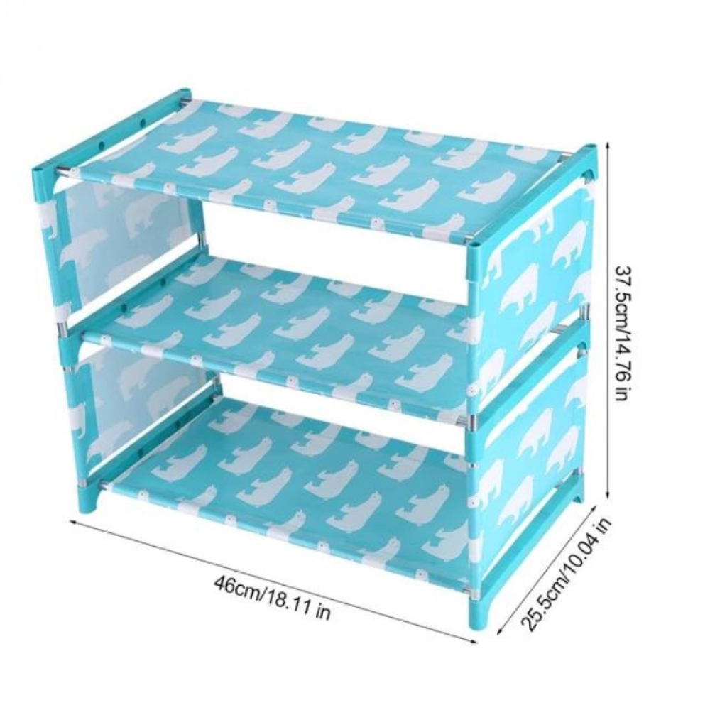  Pantofar cu 3 Etajere, 46 x 37.5 x 25.5 cm, Material Nețesut, Engros