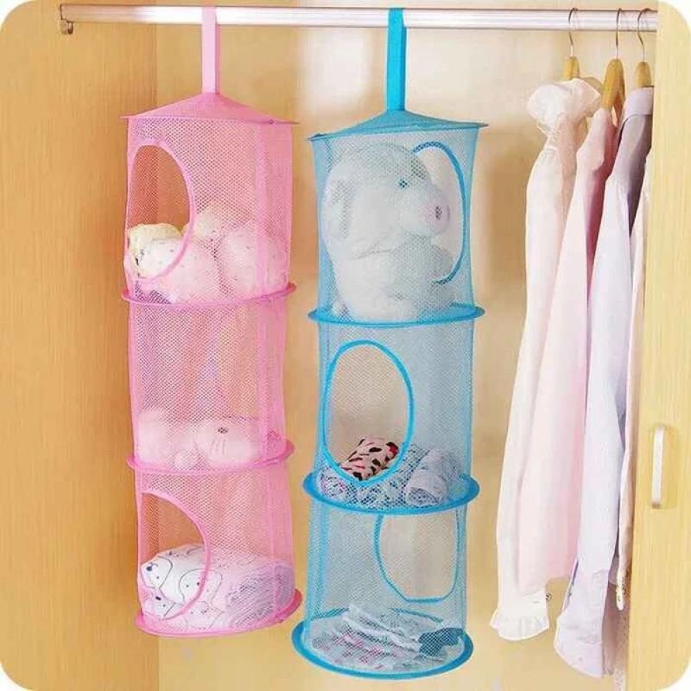  Organizator de jucarii suspendat Hello Kitty, Culoare Roz, Dimensiuni 120 x 90 cm, Engros