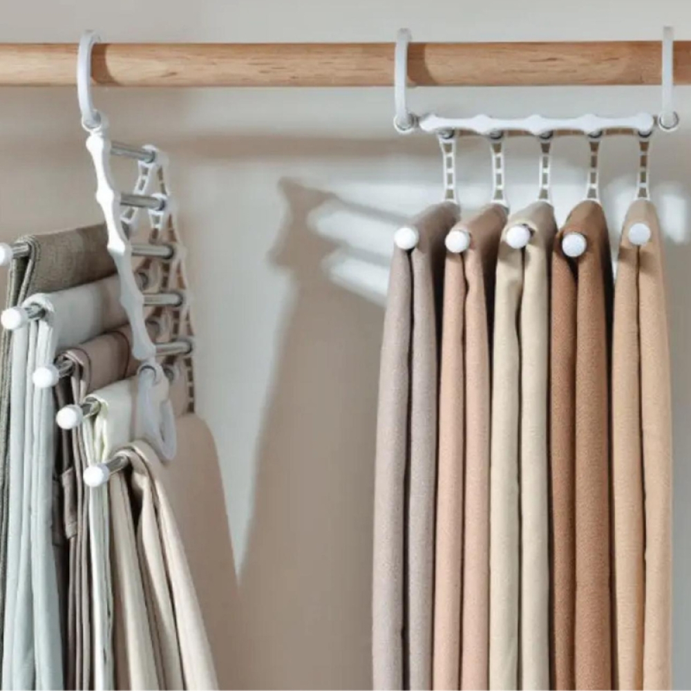  Umeras multifunctional pentru pantaloni, Plastic și Metal, 34 x 28 cm, Engros