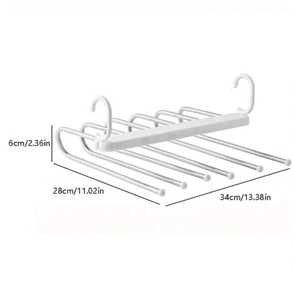  Umeras multifunctional pentru pantaloni, Plastic și Metal, 34 x 28 cm, Engros