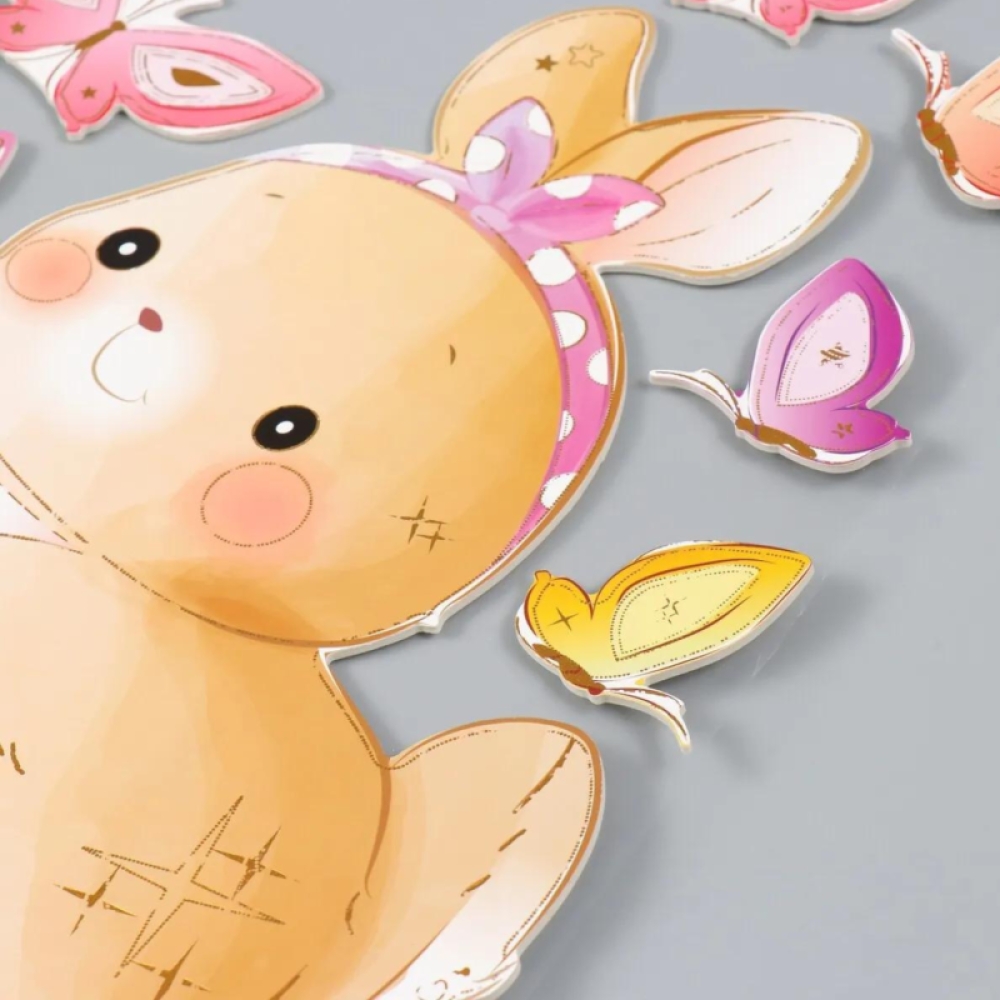  Sticker Perete Autocolant Decorativ Copii 3D 40 X 30 cm, Hartie buretata,  Engros