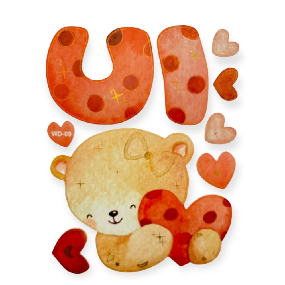  Sticker Perete Autocolant Decorativ Copii 3D 40 X 30 cm, Hartie buretata,  Engros