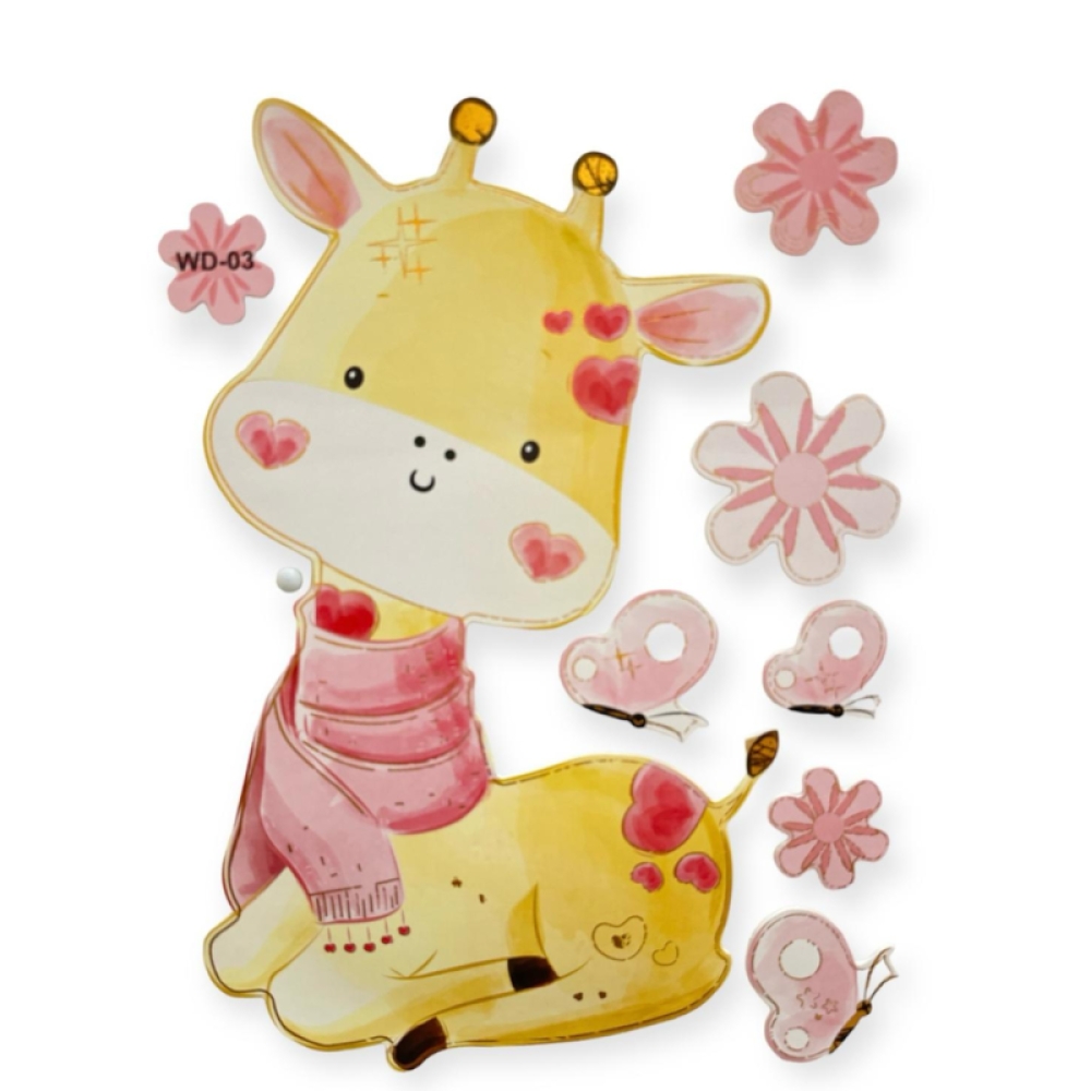  Sticker Perete Autocolant Decorativ Copii 3D 40 X 30 cm, Hartie buretata,  Engros