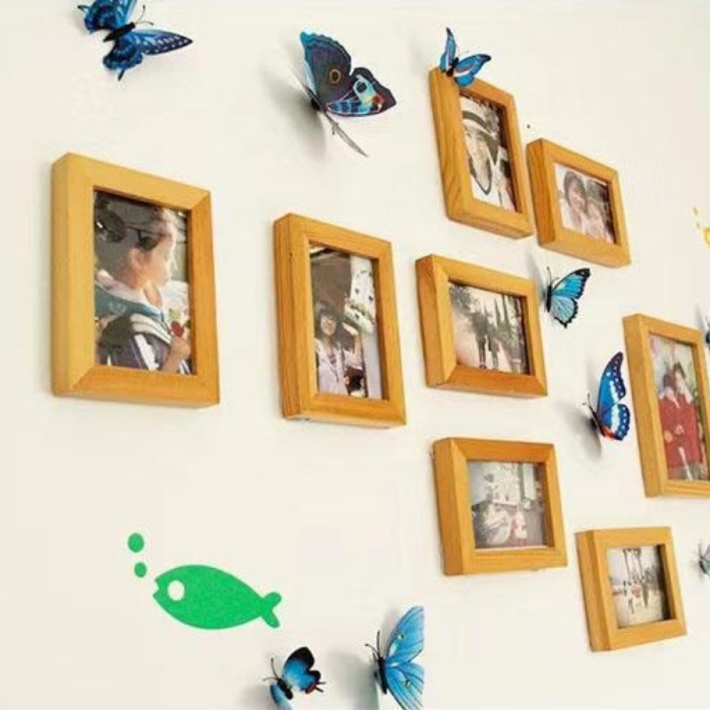  Stickere Decorative de perete 3D Cu Fluturi, 49 x 35 cm, Diverse modele - Engros