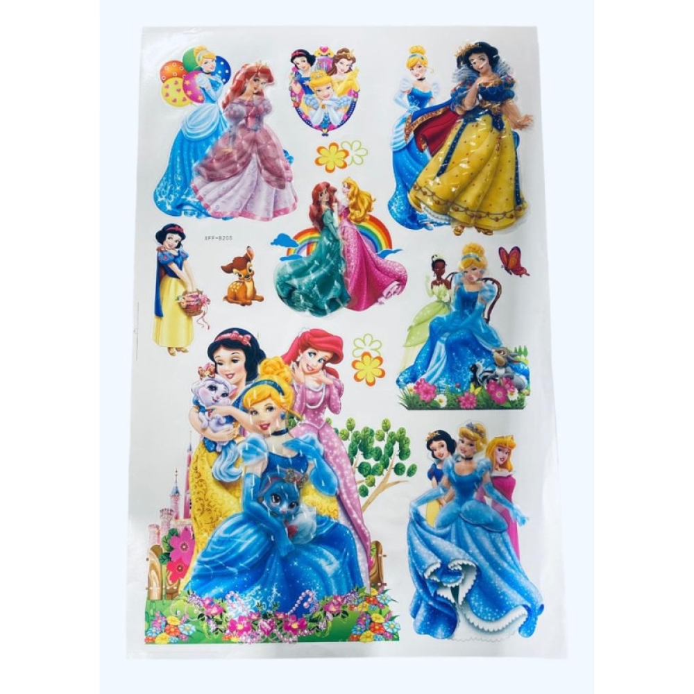  Stickere decorative copii de perete 3D, 54 x 35 cm, Diverse modele - Engros