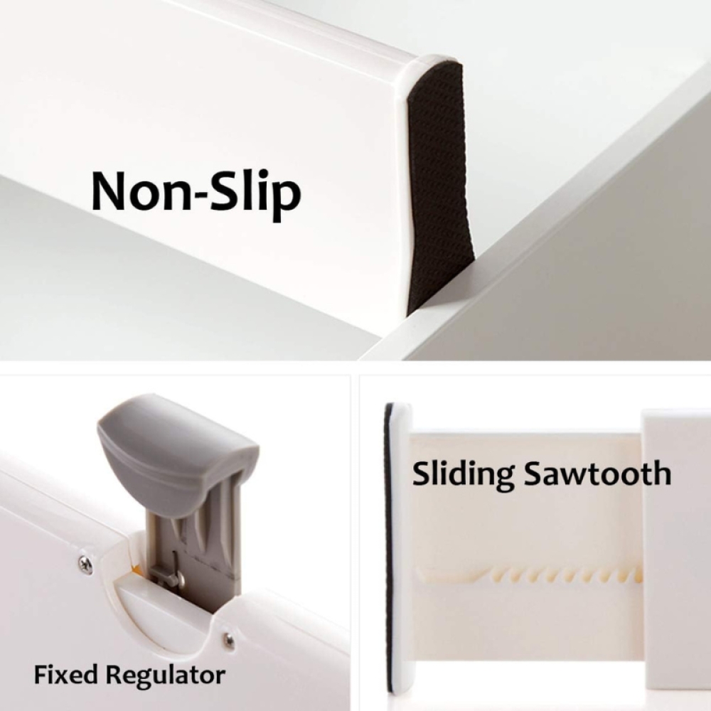  Separatoare reglabile, 28 x 10 cm - 43.5 x 10 cm, Engros