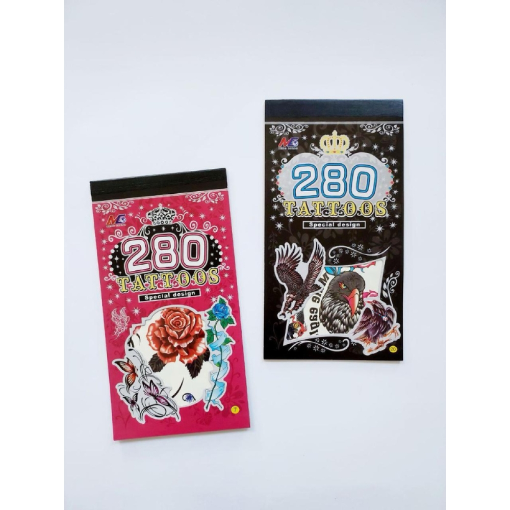  Album Tatuaje Temporare - set cu  4 foi, 11 x 8 cm, Engros