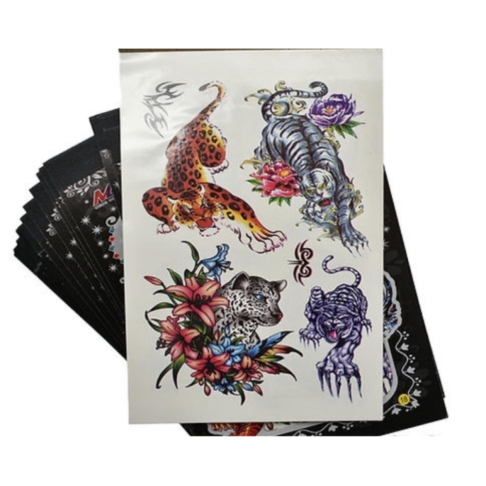  Album Tatuaje Temporare - set cu  5 foi, 16 x 8 cm, Engros