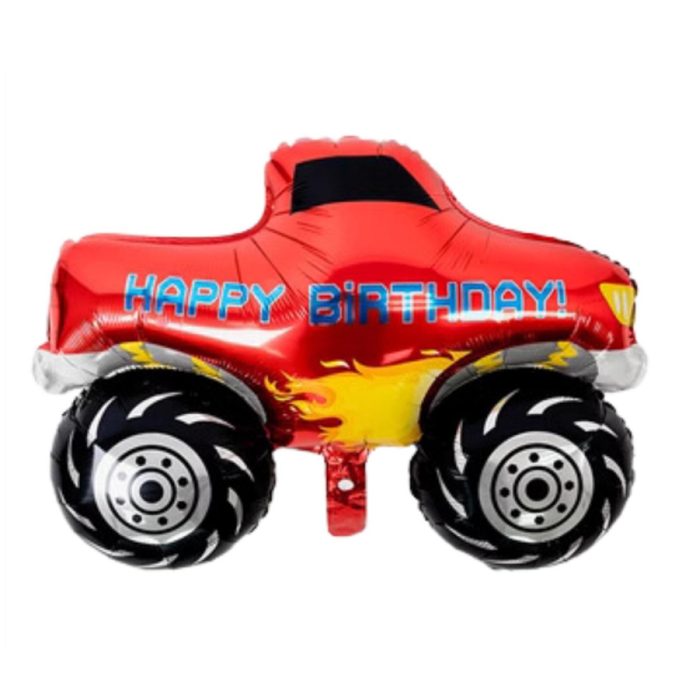  Balon Folie Mașina, Happy Birthday, 72 x 60 cm - Engros