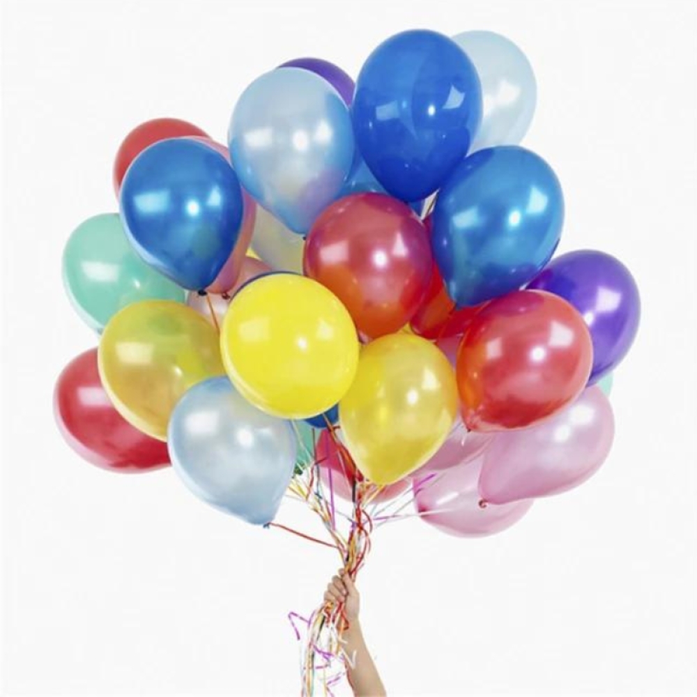  Set 100 buc, Baloane colorate din latex - Engros