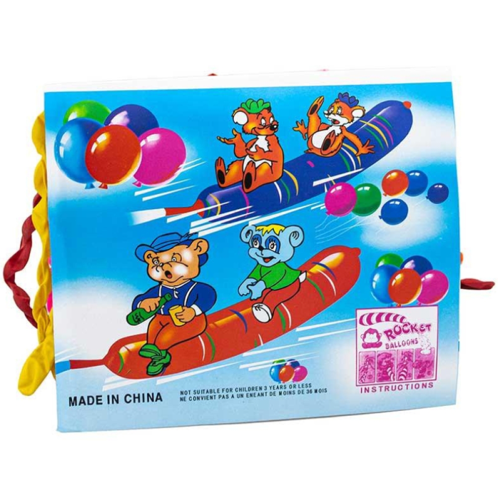  Set 40 Baloane din latex în formă de spirală - Engros