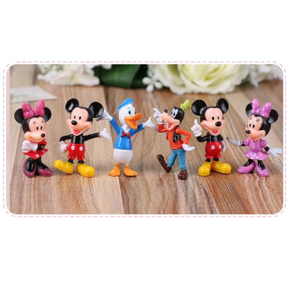  Figurine Clubul lui Mickey Mouse, Set de 16 bucati, 9 cm, Engros
