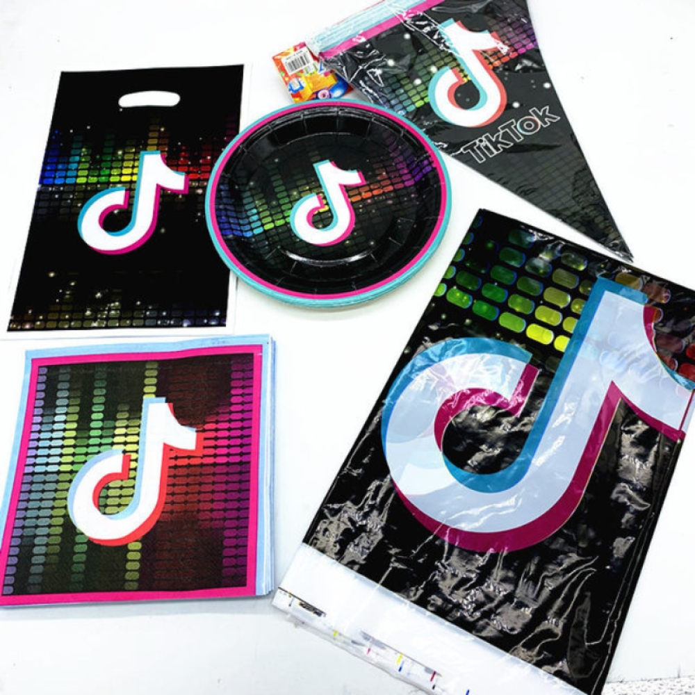  Set Aniversar - 140 Piese, Farfurii, Pahare, Tacâmuri și Decoratiuni, Engros