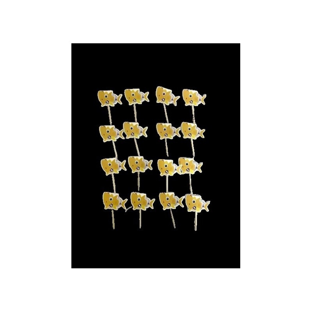  Set Aniversar Tema Pește - 122 Piese, Farfurii, Pahare, Tacâmuri și Decoratiuni - Engros