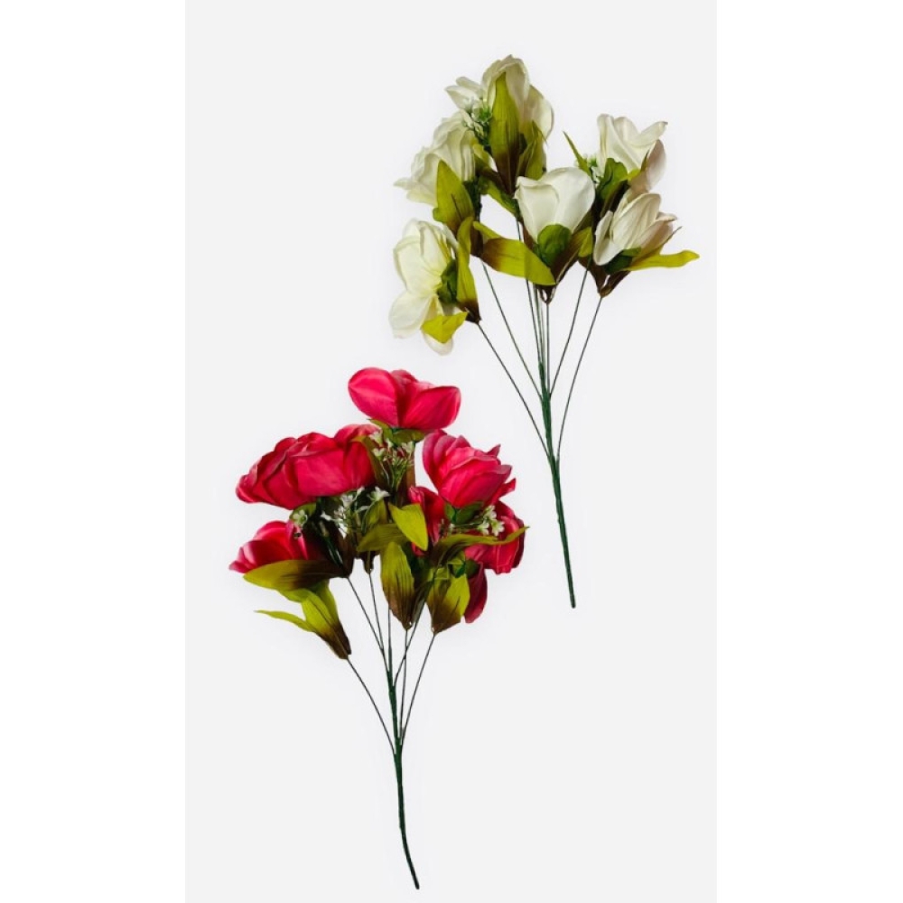  Buchet de flori cu 7 fire 54 cm, diverse culori Engros