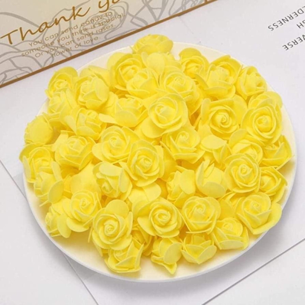  Flori artificiale din spuma 3,5 cm , 100 de bucati in tipla Engros