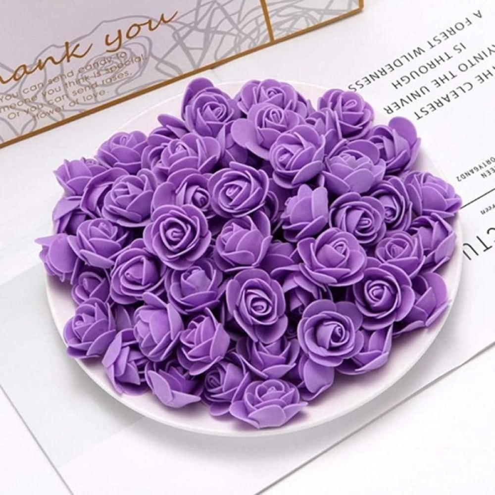  Flori artificiale din spuma 3,5 cm , 100 de bucati in tipla Engros