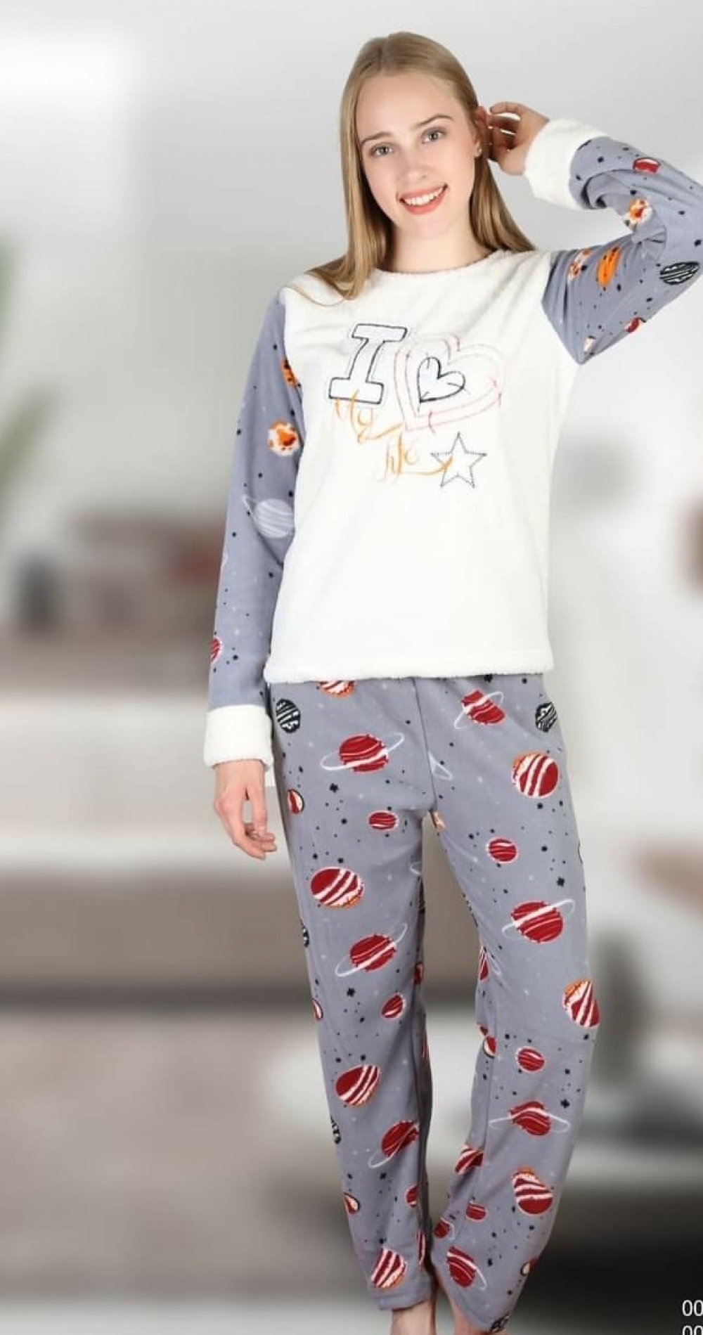 pijama dama cocolino 100 % micro m-2xl 4/set - Magazin Engross - si Incaltaminte Engross
