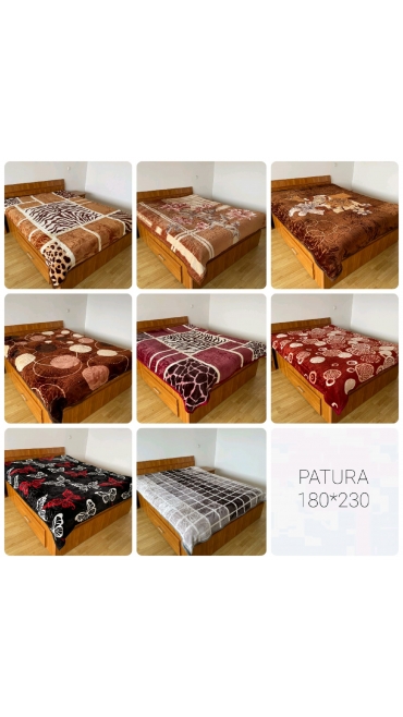 patura dubla 180x230cm 2/set