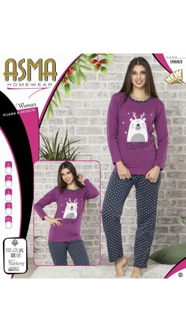 pijama dama s-2xl 5/set