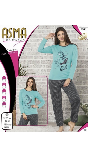 pijama dama s-2xl 5/set