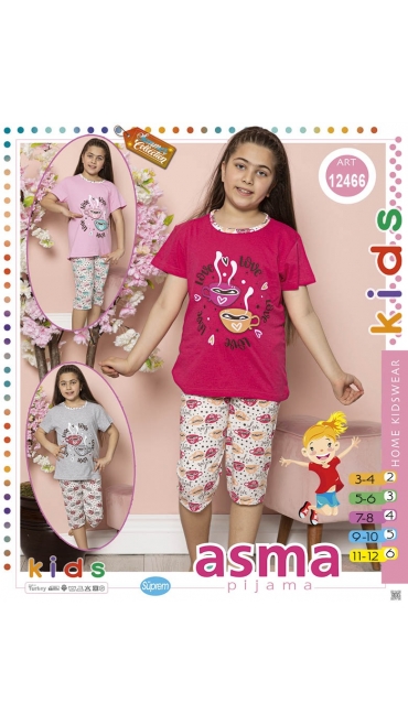 pijama copii 3-12 ani 5/set