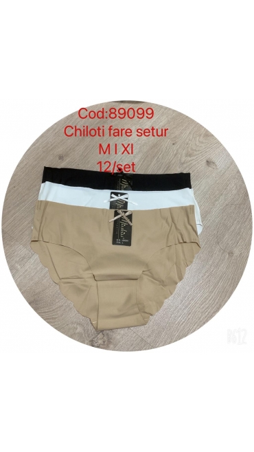 chiloti dama cu burtiera m-xl 12/set