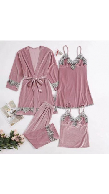 set complet pijamale dama m-2xl  4/set