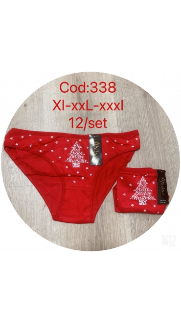 chiloti dama Craciun xl-3xl 12/set