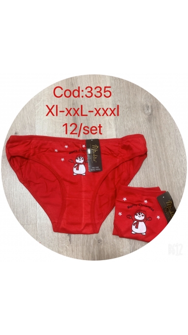 chiloti dama Craciun xl-3xl 12/set