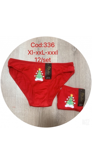 chiloti dama Craciun xl-3xl 12/set