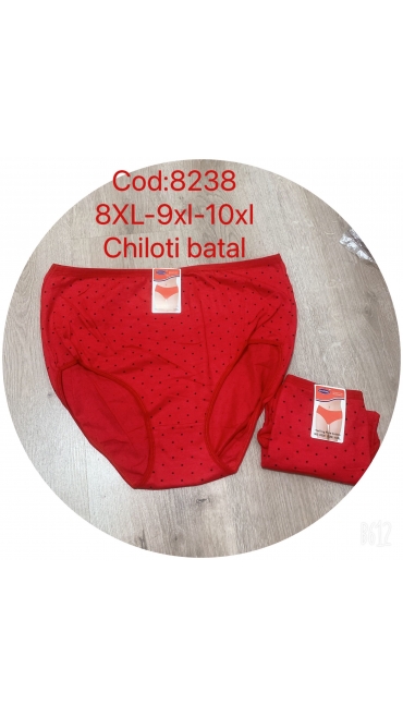 chiloti dama rosii batal 8xl-10xl 12/set