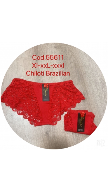 chiloti dama rosii brazilieni xl-3xl 12/set