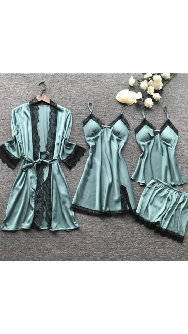 set pijamale dama si halat 2/set