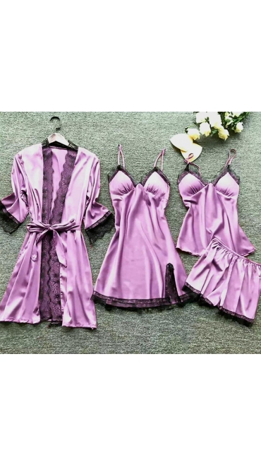 set pijamale dama si halat 2/set