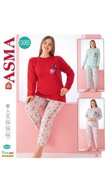 pijama dama batal l-4xl 5/set