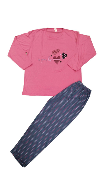 pijama dama batal bumbac l-3xl 4/set