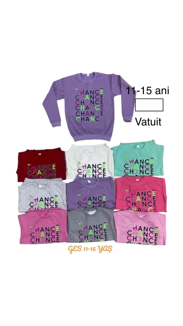 bluza copii 11-15 ani vatuita 5/set