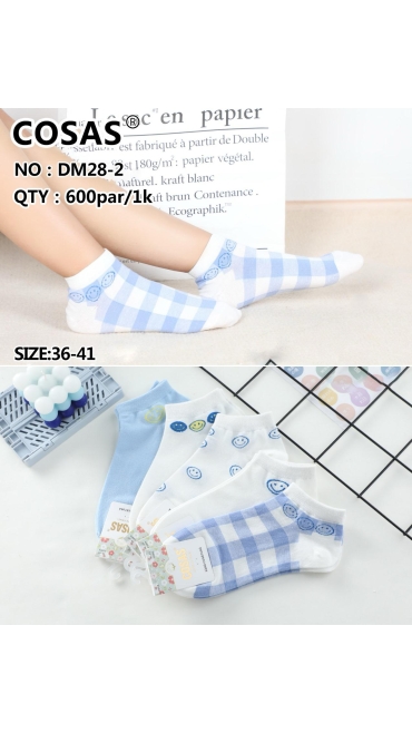 sosete sport dama 36-41 culori combinate 20/set