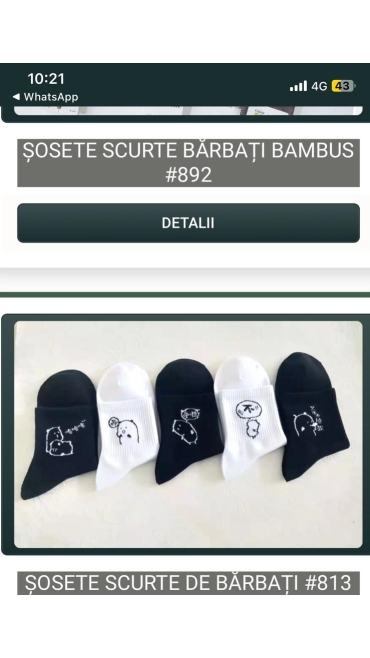 sosete scurte barbati 20/set