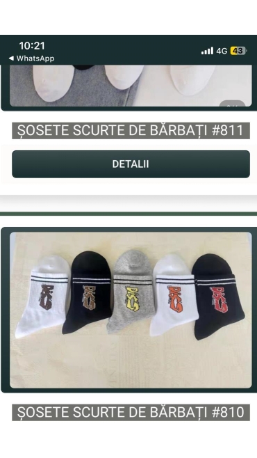 sosete scurte barbati 20/set