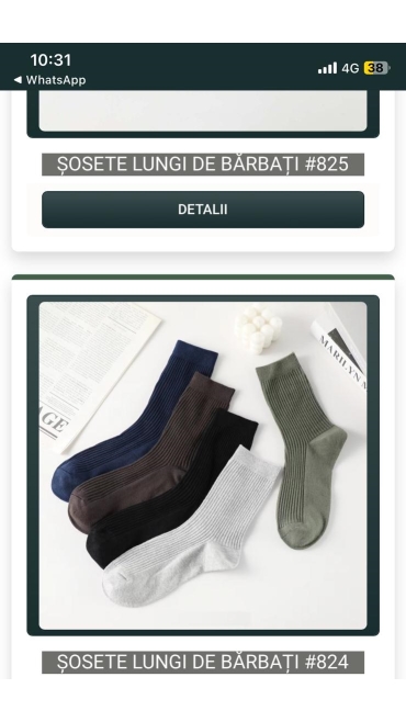 sosete lungi barbati 20/set