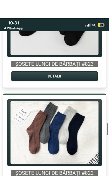 sosete lungi barbati 20/set