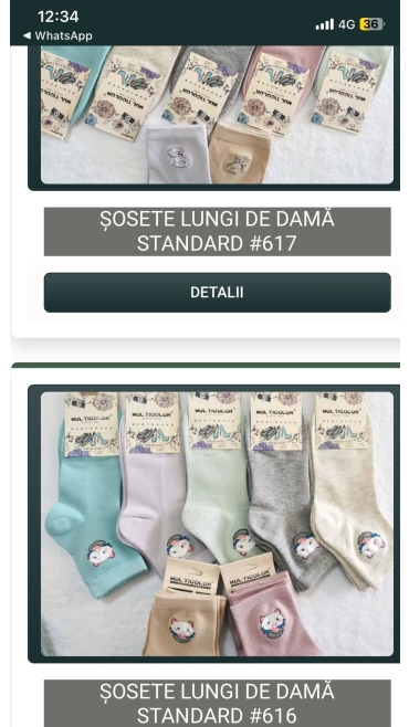 sosete dama lungi 20/set