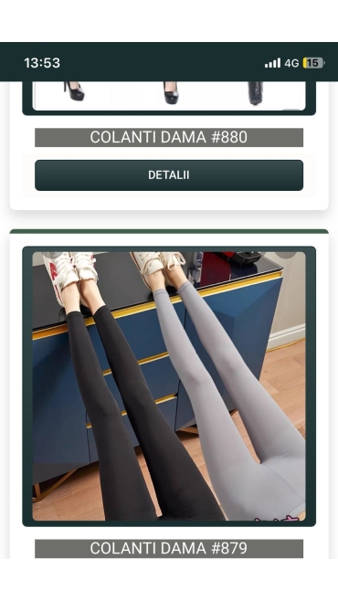 colanti dama 12/set